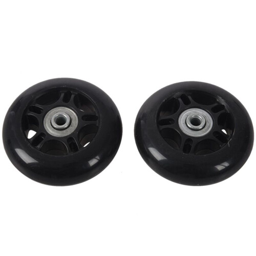 20Set 64X18mm Luggage Suitcase / Inline Outdoor Skate Replacement Wheels Black 1