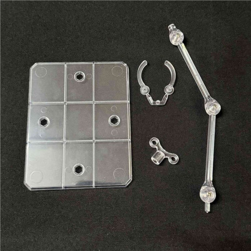 30pcs Clear Action Figure Stand,Display Holder Base Doll Model Figure Support Stand Doll Model Support Stand