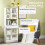 Homcom Estantería para Libro Blanco 60 x 26 x 158 cm 5