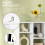 Homcom Estantería para Libro Blanco 60 x 26 x 158 cm 6