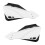 4x White Universal Motorcycle Handguard Motocross Hand Guard Protector for Motorcycle 22mm Handlebar Protector 7