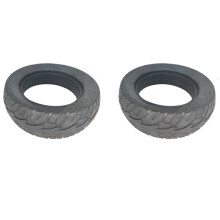 2X Elektro Roller Voll Gummi Reifen Explosionsgeschützter Reifen 8 Zoll Luft Reifen Hohl Stichsicherer Reifen 200X60mm