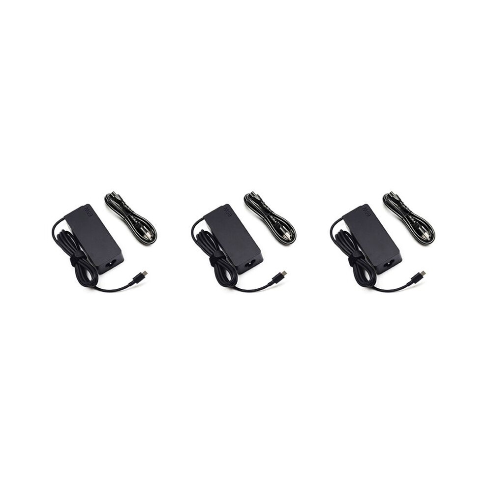 Photos - Other for Computer 3X 65W USB Type C Laptop Charger for Chromebook 100E T480 T580 Yoga C930 Adapter Power Cord,US Plug