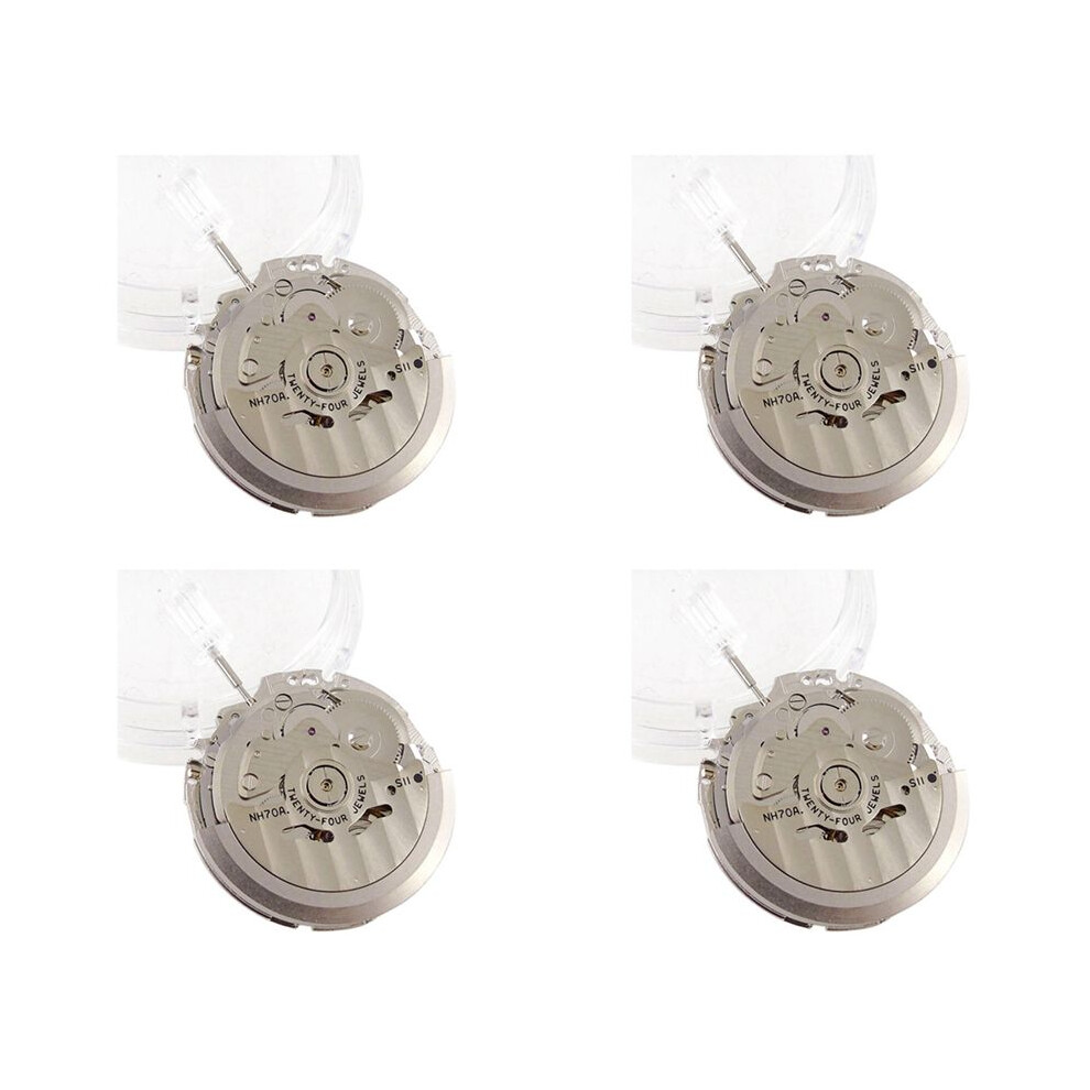4X Japan Nh70/Nh70a Hollow Automatic Watch Movement 21600 Bph 24 Jewels High Accuracy Fit For Mechanical Watches 6033358257813