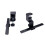 2X Adjustable Keyboard Tray Under Desk Slide Undermount Keyboard Holder Clamp- Rail Height Adjustable 2