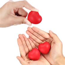 60Pcs Valentine'S Day Red Heart Stress Balls,Stress Balls for School Carnival Reward,Valentine Party Bag Gift Fillers
