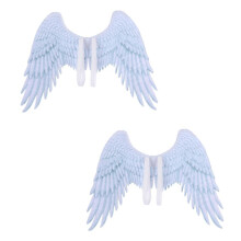 2X Carnival Party Wedding Costume Props Carnival Adult Men and Women Angel Wings