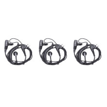 3X 2Pin Ptt Headphones Earpiece for Gp88 Gp68 Gp300 Gp88S Gp3688 Gp3188 Dep450 Ep450 Walkie Talkie