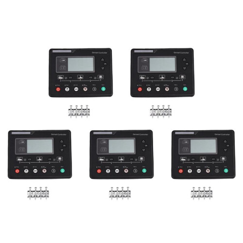 5X 6120U AMF Generator Set Controller LCD Automatic Start Genset Ats Control Box Terminal Charge Panel Alternator