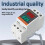 3X Dual Display Combination Rail Type Single Phase Digital Meter Digital Din Rail Power Meter AC Voltmeter Ammeter 6
