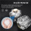 Bathroom Faucet Knobs Replacement, Bathtub Faucet Handles 2 Pair Hot and Cold 4 Knobs for Delta LDR Delex Peerless 6