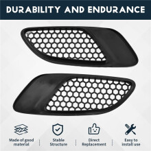 2PZ Air Vent per Real M3 Model Car Anteriore Air Scoop Bonnet Vent Hood Feritoie per  E90 E91 E92 E93 M3 ABS