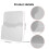 6X Practical Magnetic Wall File Holders  Holder Whiteboard Versatile Storage Box Desktop Container Easy to Store 1