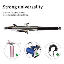 2X Airbrush Kit Portable Airbrush Accessories Air Brush Kit 0.3 mm Needles Air Brush Set for Painting,Cake Decorating
