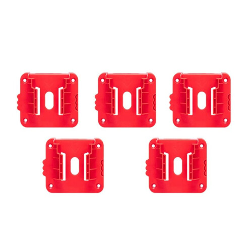 10PCS for  M18 Battery Holder, 18V Lithium Battery Wall Mount Dock, Secure & Organized Battery Storage Solution 2