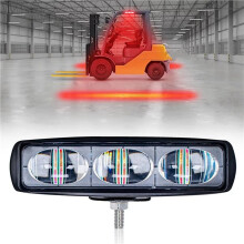 5X 30W Forklift Trailer LED Safety Warning Lights Area Safety Reversing Red Light Width Light One Word for Forklift
