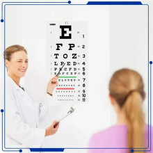 6X Eye Chart, Eye Chart No Fading for School Home Physical Examination Center Visual Acuity Measuring Educational