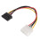 5X -Strom Buchse auf -Stecker-Adapter-Konverter-Kabel, 6-Zoll 3
