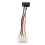 5X -Strom Buchse auf -Stecker-Adapter-Konverter-Kabel, 6-Zoll 8