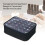 2X Nagellacksförvaring Rymmer 30 Flaskor (15 Ml - 0,5 Fl Oz) Nagellacksfodral Multifunktionell Nagellackspåse 7