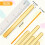105pcs Gold Acrylic  Sticks, Reusable  Sticks for Cakesicle Sticks, Bulk Glitter  Sticks 7
