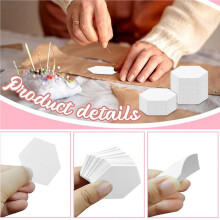 1000 Stuks Paper Piecing 1 Inch, Hexagon Quiltsjablonen voor Doe-Het-Zelf Patchwork Knutselwerkjes en Naaibenodigdheden