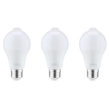3X 12W Motion Sensor Light Bulb,Outdoor/Indoor Movement Activated Security LED Bulb,1000LM,E26/B22,3500K Warm White