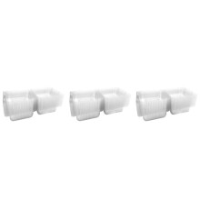 300Pcs Single Individual Cake Slice Boxes Dessert Containers Cheesecake Boxes Stackable Square Boxes Clear Food Boxes