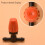 50 Pcs Three-Way Atomizing Nozzle, Adjustable Mist Nozzles, Drip Irrigation Emitters, Greenhouse Watering System 7