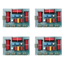 4X 200W Speaker Crossover Double Treble+Midrange+Bass 4 Way Speaker Audio Frequency Divider Home Theater Speaker Divider