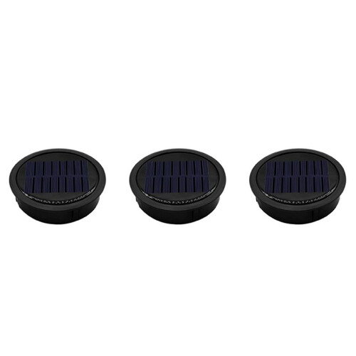 3 Pack  Solar Light Replacement Top for Outdoor Hanging Lanterns, More Powerful More  Efficient