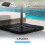 Outsunny Base de Sombrilla Negro 50 x 50 x 7.5 cm 3