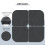 Outsunny Base de Sombrilla Negro 50 x 50 x 7.5 cm 5