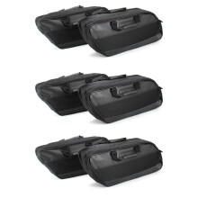 3X Saddlebag WkłAdki do BagażU Tour Pack MięKkie Torby Liniowe do  Touring Electra Street Glide Road King 1993-2020