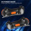 Six Finger for  PUBG Controller Capacitance Adjustable Mobile Game Trigger L1R1 Button Gamepad Joystick Grip Orange 3