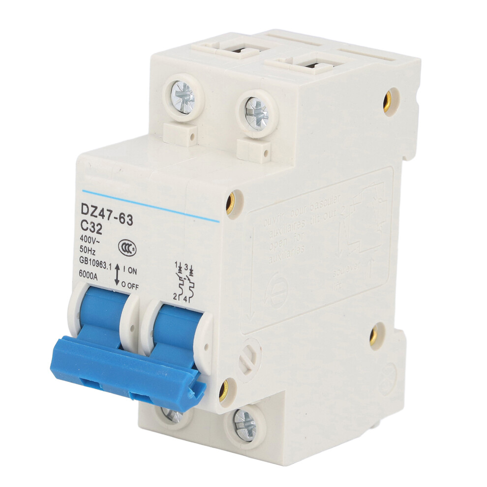 C32 2P MCB RCBO 400V 6000A