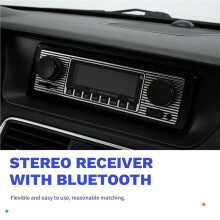 Auto Car Radio Vintage Wireless MP3 Multimedia Player AUX USB FM 12V Classic Stereo Audio Player Car Electric