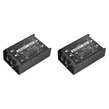 2X Passive Direktbox, Einkanalige Passive DI-Box, Direkteinspeisebox, Symmetrischer und Unsymmetrischer Signal-Audio-Isolator