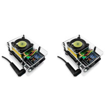 2X NMAxe for Bitaxe NMMiner Ultra BM1366 Asic Chip 500G-550Gh/S Full Colorful Display Bitcoin Miner EU Plug