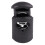 Diametro Foro 8 mm, Moschettone Fermacorda, Nero, 40 Pz 3