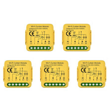 5X Tuya WIFI Curtain Module Connected Roller Shutters Blind Motor Life APP Works with Alexa