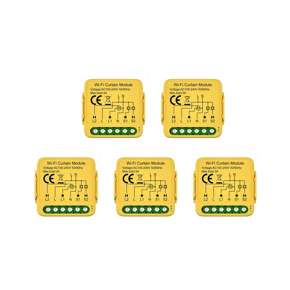 5X Tuya Wifi Curtain Module Connected Roller Shutters Blind Motor Life App Works With Alexa 4711052535872