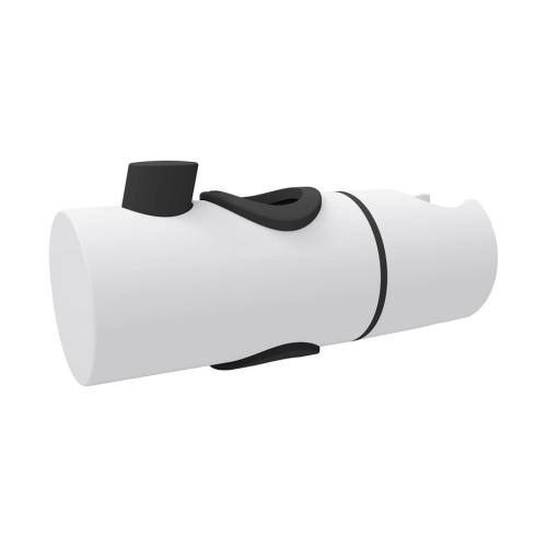 EUROSHOWERS EuroShowers Push Button Shower Slider Bracket - 19mm - White