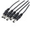 10X 9V Effect Pedal Power AC  Adapter US Plug with 5 Way Chain Splitte Cable 3