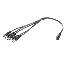 10X 9V Effect Pedal Power AC  Adapter US Plug with 5 Way Chain Splitte Cable