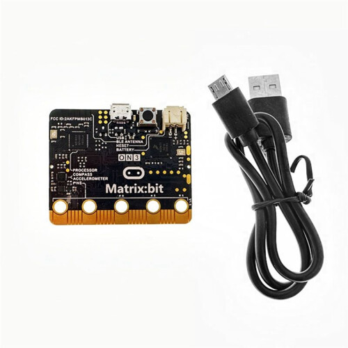 Voor Micro-Bit GO NRF51822 Development Board Matrix:Bit GO Expansion Board BIT V1.5 Moederbord met Kabel