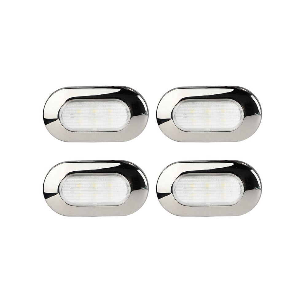 4Pcs Led Courtesy Step S Accent Utility Ing Mounted For Boat Yacht Rv Caravan Light 6032760188593