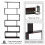 Homcom Estantería librería Negro 80 x 24 x 191 cm 5