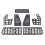 Center Console Molle Storage Panel for  4Runner 2010-2023 Cargo Storage Interior Accessories 1