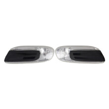 Auto Front Corner Leaf Plate Light Cover No Bulb for COOPER F55 F56 F57 2014 -2020 White